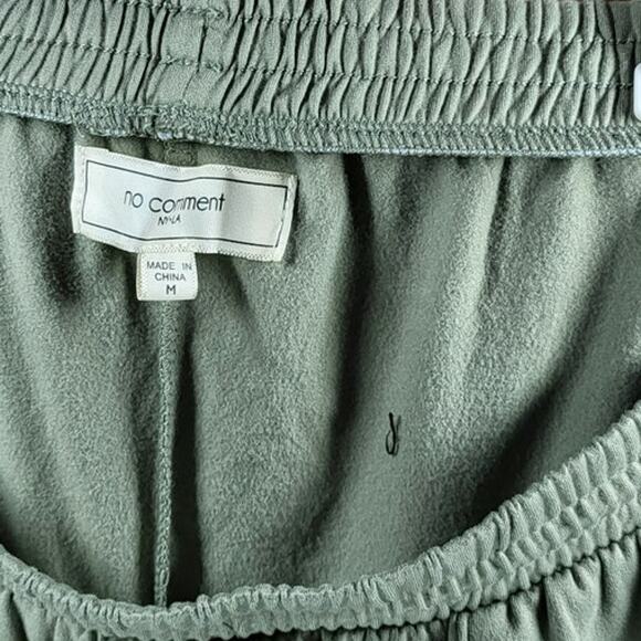 No Comment Green Stretch Cargo Jogger Pants Size M - Picture 4 of 4